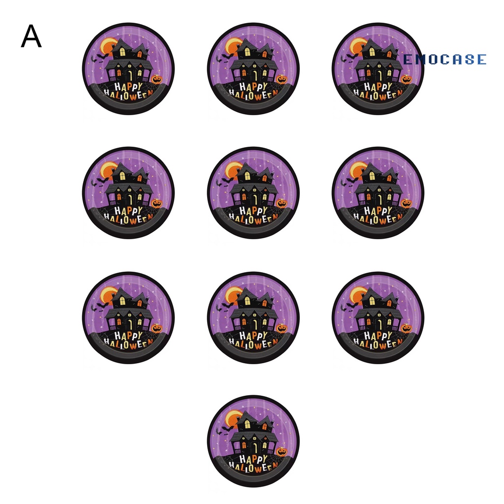 Bộ Cốc / Đĩa Giấy Dùng Trang Trí Tiệc Halloween