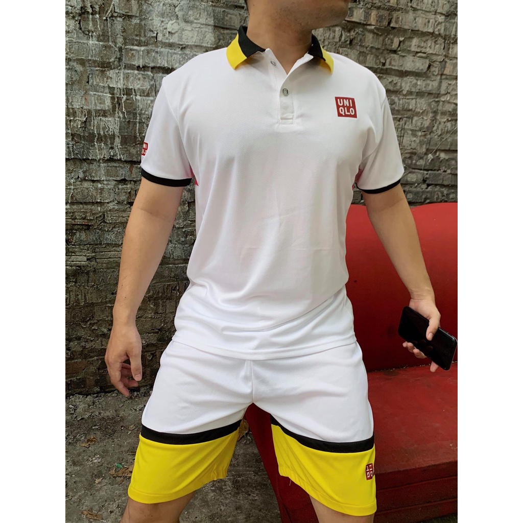 Bộ Mặc Nhà Thể Thao Nam Mùa Hè Phong Cách Cao Cấp, Bộ Uni Tennis Tập Gym Đi Chơi | BigBuy360 - bigbuy360.vn