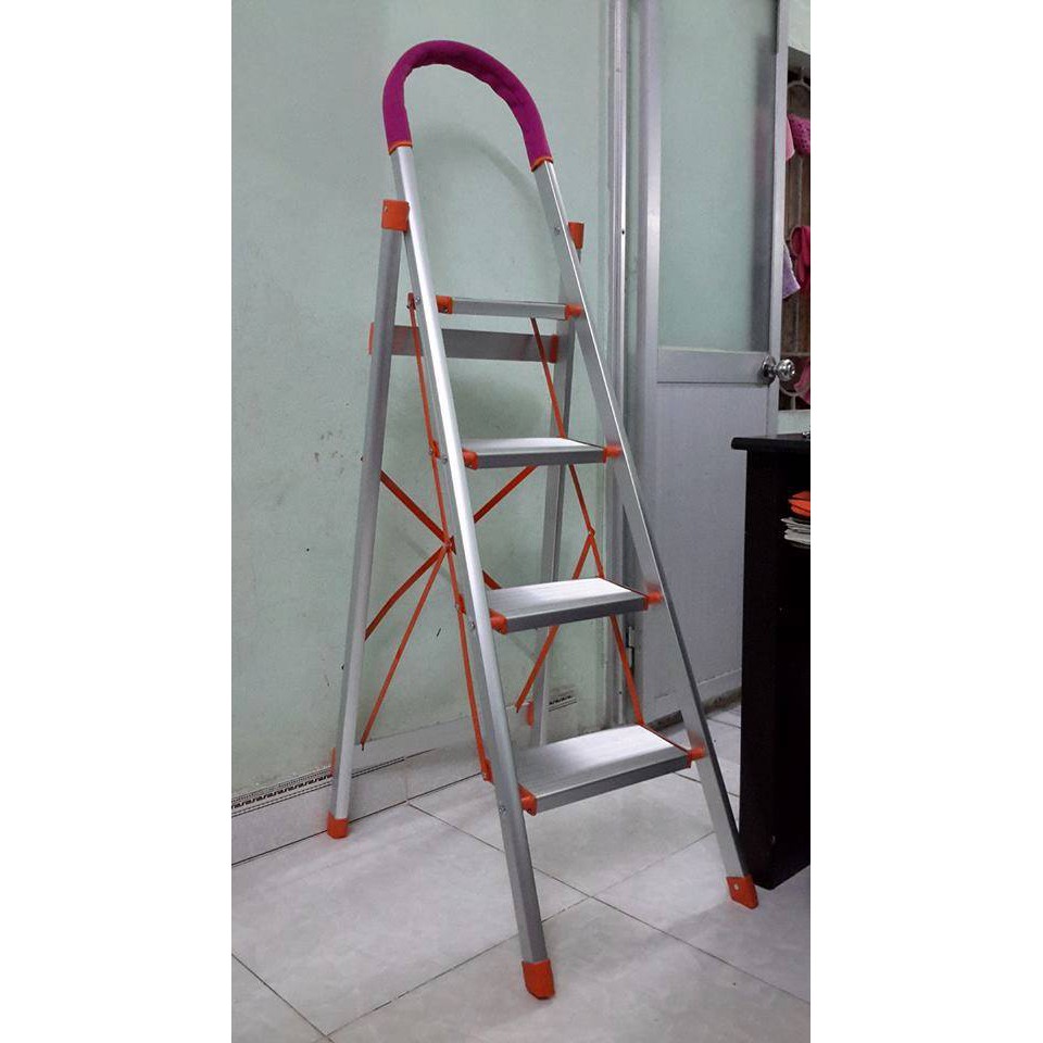Thang nhôm ghế 4 bậc