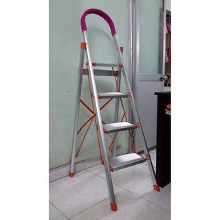 Thang nhôm ghế 4 bậc
