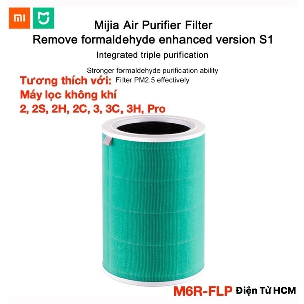 Lõi Lọc Không Khí Xiaomi HEPA Mi Air Purifier Filter-Tương thích với: Máy lọc không khí 2, 2S, 2H, 2C, 3, 3C, 3H, Pro