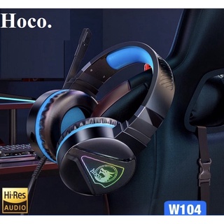 Tai nghe máy tính chơi game có míc chụp tai học online chơi game liên quân PUBG cho máy tính điện thoại W101 / w104