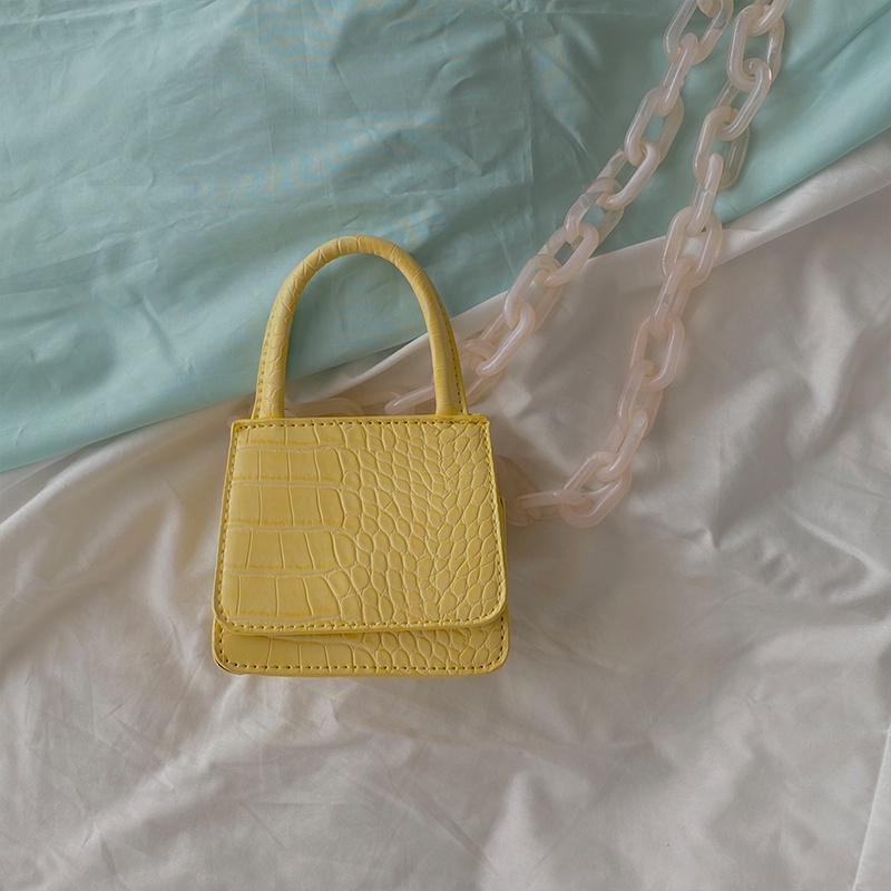 IELGY Túi Đeo Vai Họa Tiết Da Cá Sấu Dễ Thương Thời Trang Cho Nữ