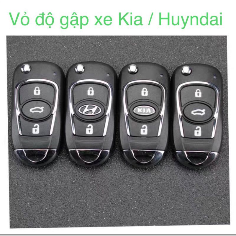 Vỏ chìa khoá độ gập xe Kia / Huyndai ( mẫu mới )