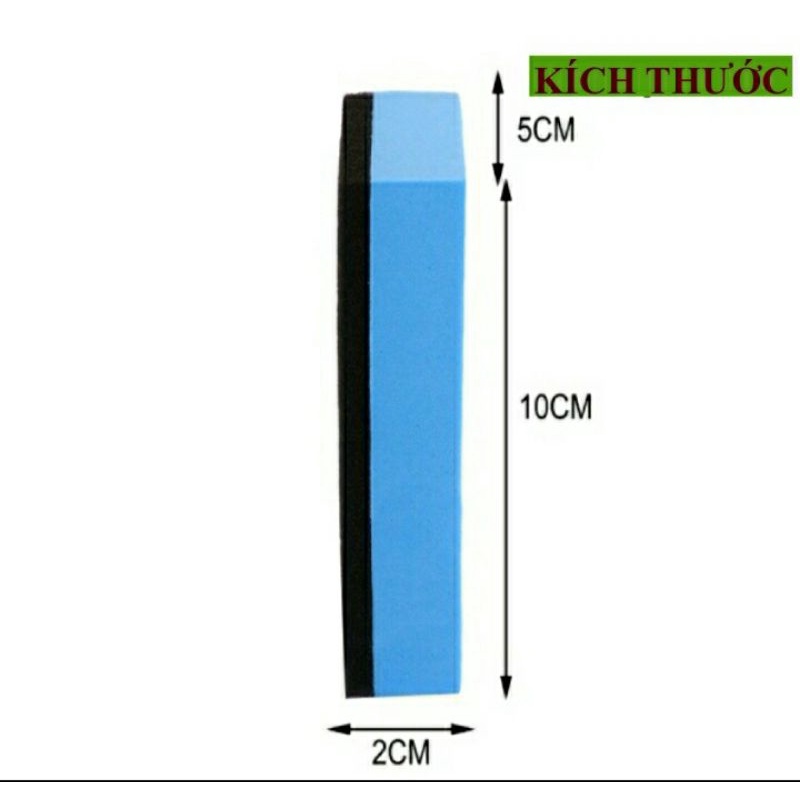 Miếng xốp 2 mặt vệ sinh ô tô- Đánh bát bóng sơn, nội thất