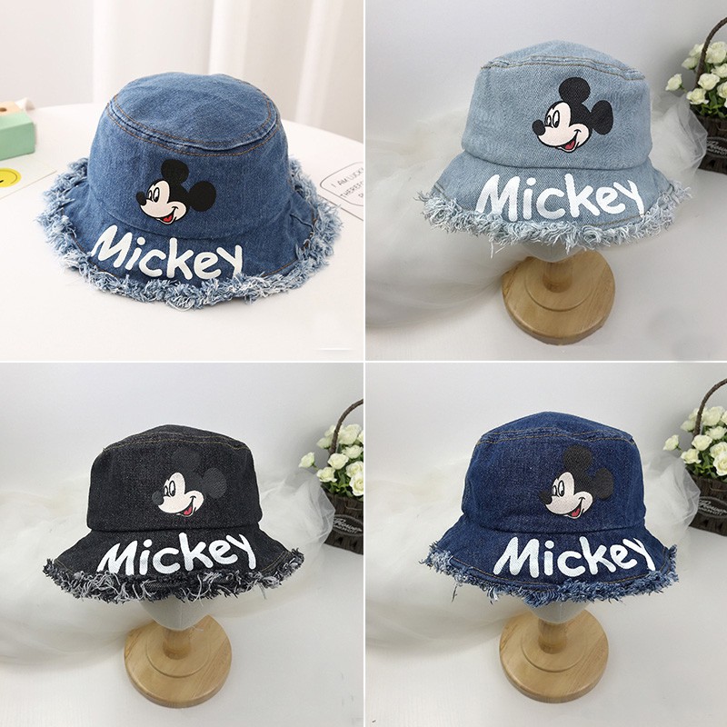 Baby Girls Boys Hat Summer Korean Cute Cartoon Print Mouse Mickey Hats