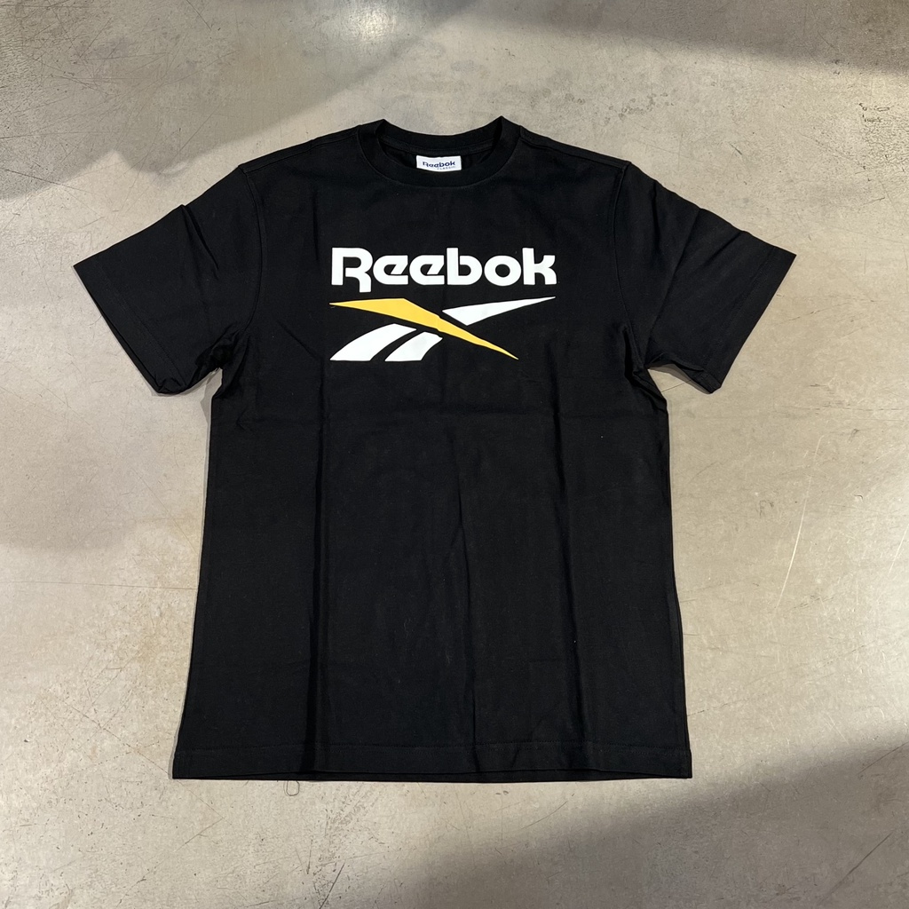 Áo Thun Thể Thao Cổ Tròn Ngắn Tay In Logo Reebok Thời Trang Nam Nữ FI2300 FI2301