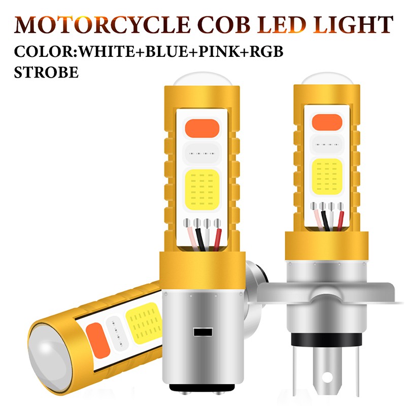 Đèn Pha KEVANLY P15D 3 Màu DC 12V Dành Cho Xe Mô Tô