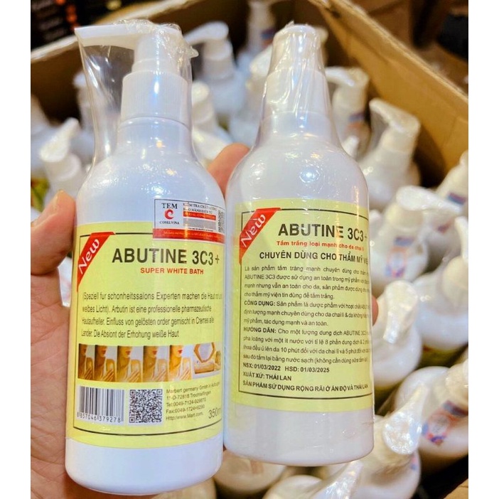 Kem Tắm Trắng ABUTINE 3c3 Trắng Da Toàn Thân 350ml | BigBuy360 - bigbuy360.vn