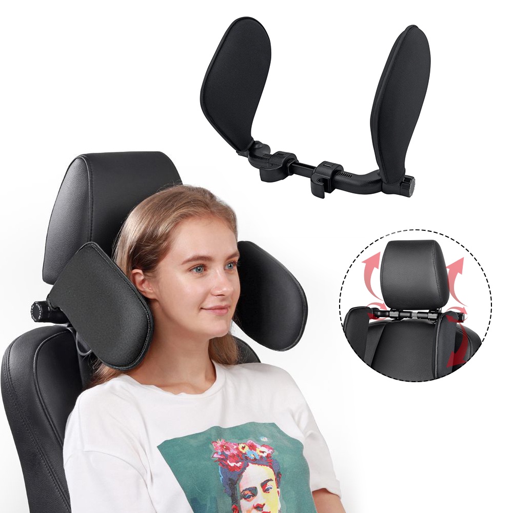 Gối Lưới Tựa Đầu Có Thể Thu Gọn Hỗ Trợ Cổ Cho Người Lớn Và Trẻ Em Khi Đi Du Lịch