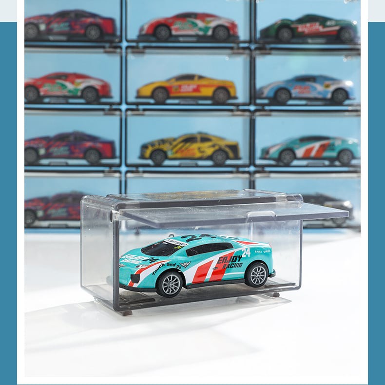 Hộp mica trưng bày và bảo vệ xe mô hình 1:64 - Sun Bear