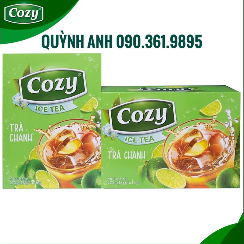 Trà Cozy hoà tan vị đào/ vải/ bí đao/ chanh/ dâu/ chanh dây 270gr | BigBuy360 - bigbuy360.vn