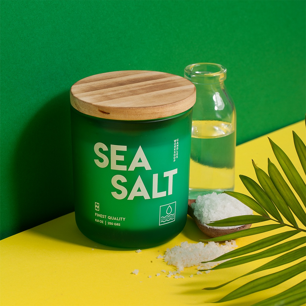 [Mã BMBAU50 giảm 10% đơn 99k] Nến thơm Sea Salt Workshop Candles H&amp;H Home 8.8 oz hương muối biển mát mẻ