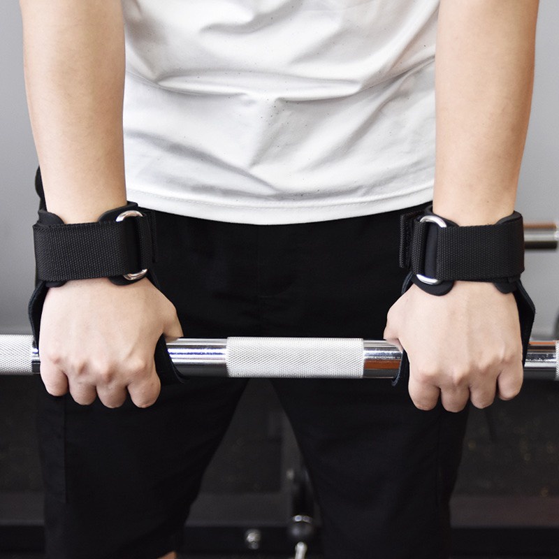 Găng Tay Tập Gym - Dây Kéo Lưng - Lifting Grips ( Lót Tay &amp; Kéo Lưng )