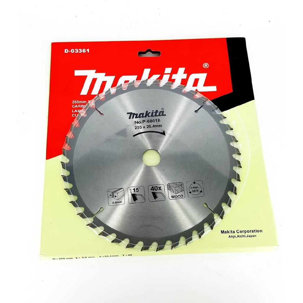 LƯỠI CƯA GỖ ĐƯỜNG KÍNH 255MM X 40 RĂNG