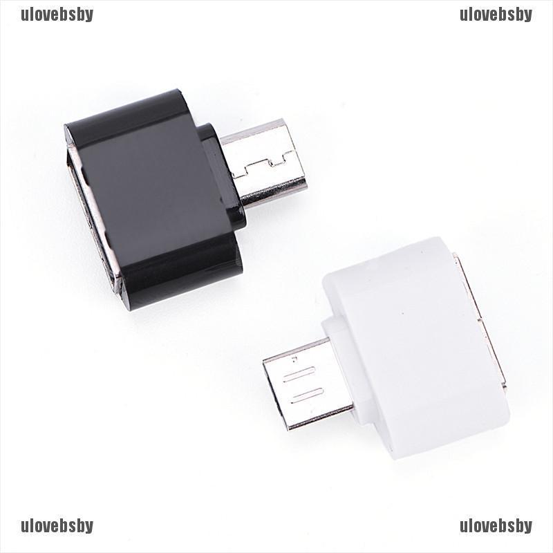 【ulovebsby】Mini OTG Cable USB OTG Adapter Micro USB to USB Converter for Table