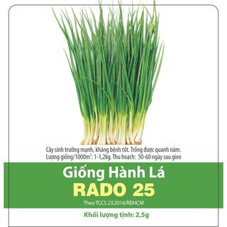 Hạt Giống Hành Lá Cao Sản Dễ Trồng, Bụi To, Sinh Trưởng Mạnh