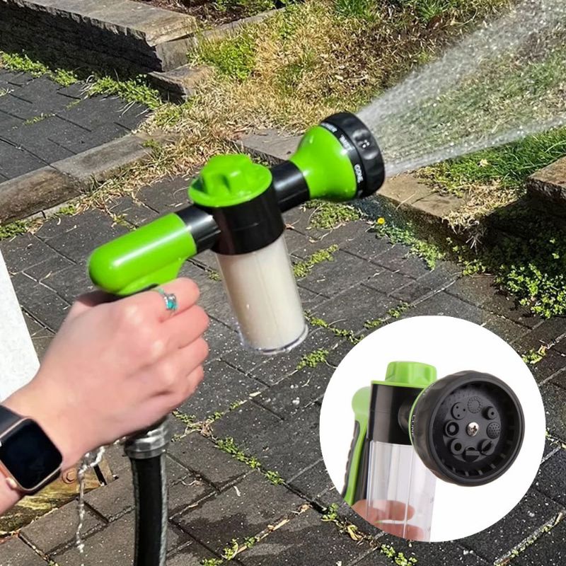 Bình Xịt Nước Rửa Xe Hơi Màu Xanh Lá Cây