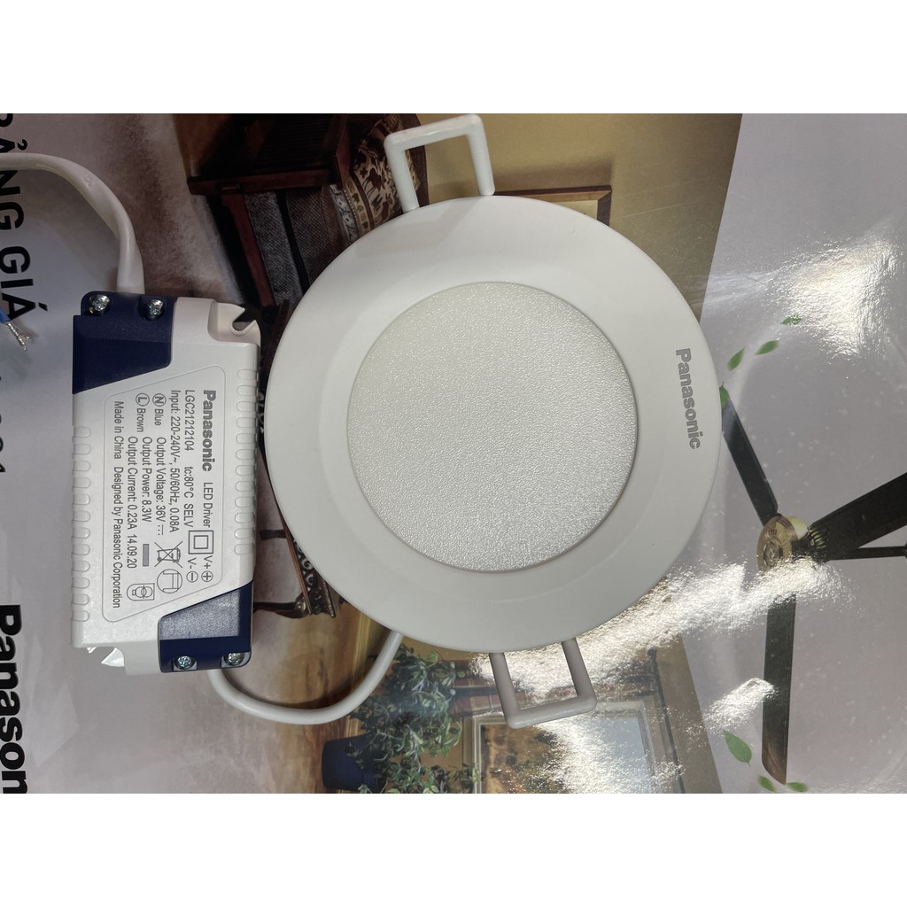 Đèn Led Âm Trần Panasonic Siêu Mỏng Vỏ Kim Loại 9w