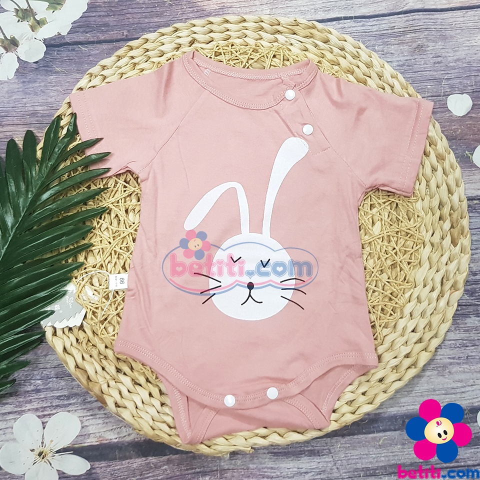 BodySuit Baby Cho Bé, Bộ Body Cộc Bé Trai Bé Gái Chất liệu Vải Cotton Mềm Mại