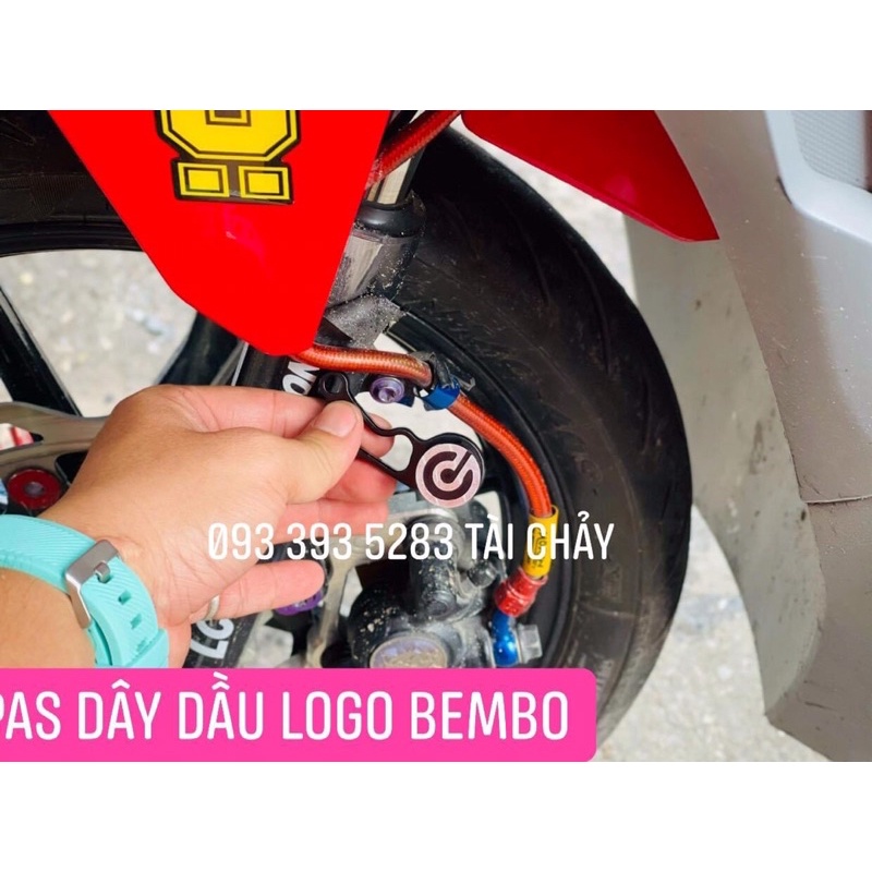 PAS DÂY DẦU TRƯỚC NHÔM CNC LOGO BEMBO