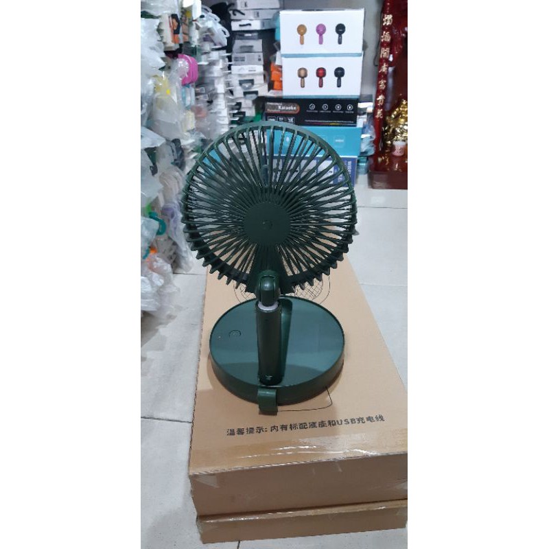 Quạt Sạc Tích Điện Gấp Gọn Hay Kéo Dài Đa Năng Tiện Ích | BigBuy360 - bigbuy360.vn