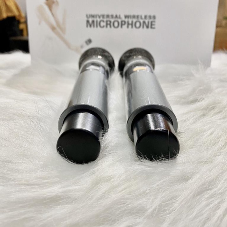 Micro không dây Temeisheng W88 ( 2 micro ) cao cấp chuyên dùng cho loa kéo, amply, mic hút ít hú hát cực nhẹ