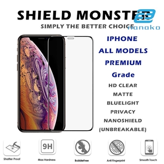 Kính Cường Lực Toàn Màn Hình Cho Iphone Se / 11 Pro Max / 11 Pro / 11 / X / Xr / Xs Max / 8 7