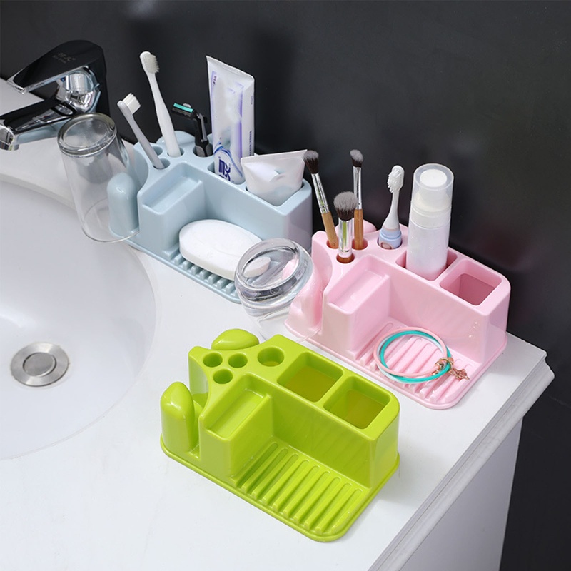 Giá Đỡ Bàn Chải / Xà Phòng / Kem Đánh Răng / Cọ Trang Điểm Đa Năng Dùng Trong