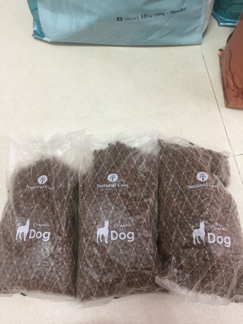 Combo 3 túi 1.2kg natural core cho chó nhạy cảm cá hồi