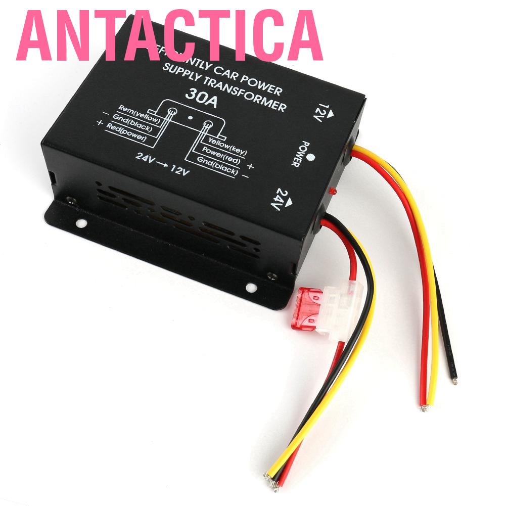 Thiết bị chuyển đổi nguồn điện 30A 24V sang 12V cho xe hơi | BigBuy360 - bigbuy360.vn