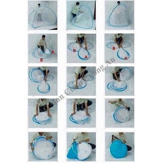 Mùng chụp tự bung xếp gọn