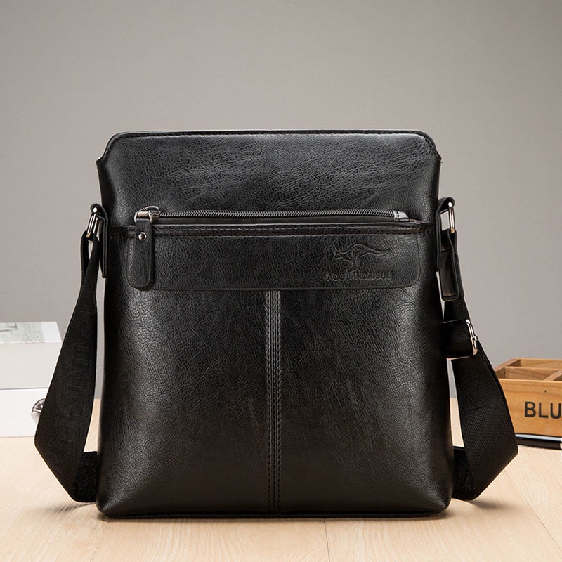 Túi da đeo vai đựng máy tính đa năng dày dặn cho nam NSGSB3 | BigBuy360 - bigbuy360.vn
