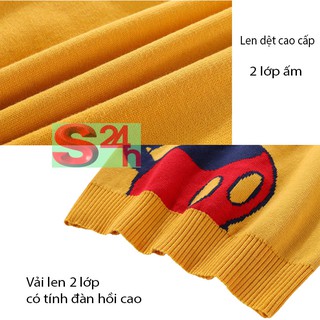 Áo len trẻ em dày 2 lớp TE07