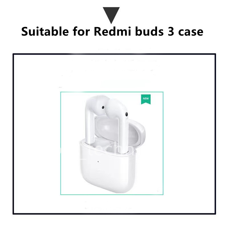 Vỏ Bảo Vệ Hộp Sạc Tai Nghe Không Dây Bluetooth Redmi buds 3 Bằng Silicon Mềm Họa Tiết Hoạt Hình Dễ Thương