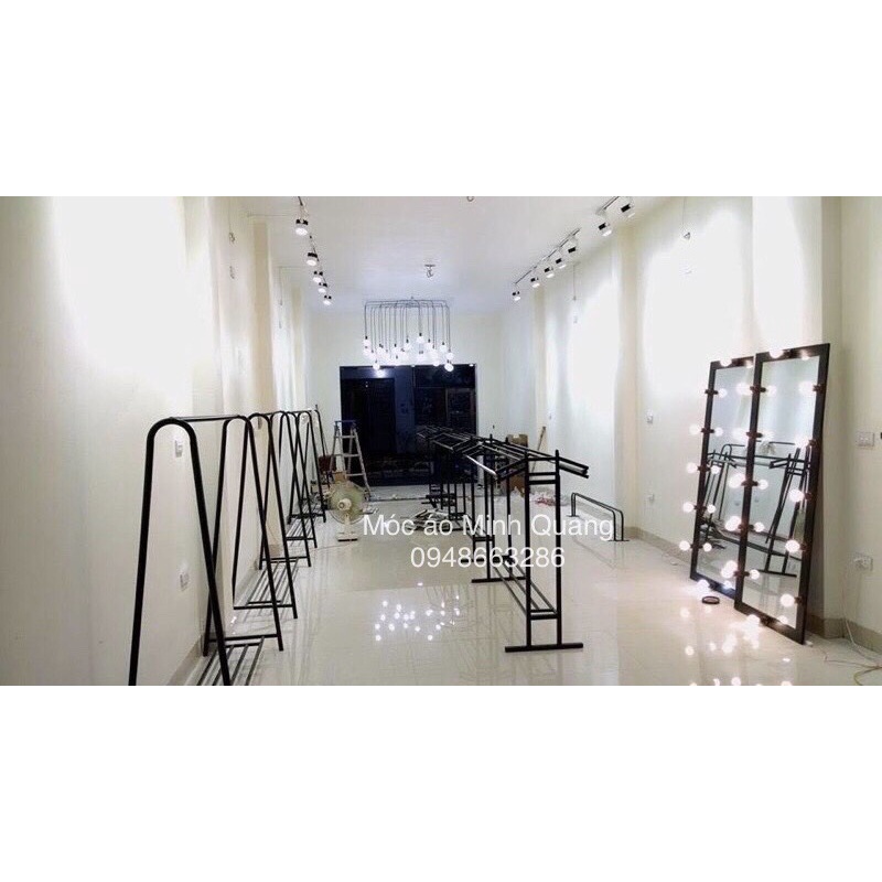 giá treo quần áo-kệ đôi-dàn treo thông minh-kệ tháo lắp dễ dàng-hàng đẹp chắc chắn