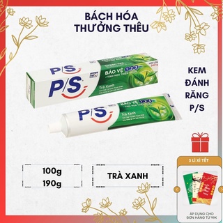 Kem đánh răng P/S Bảo Vệ 123 Trà Xanh 100g/180g