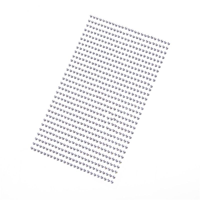 Set 750 Hạt Đá Pha Lê Tự Dính 3mm Trang Trí Điện Thoại / Xe Hơi