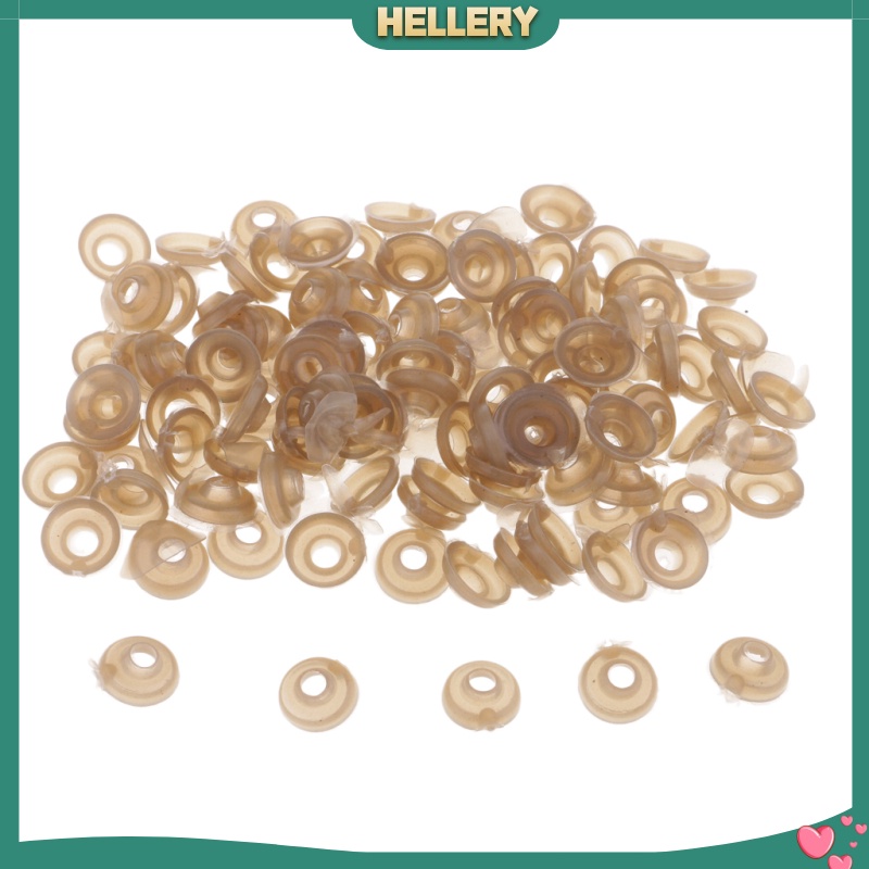 Set 100 Con Mắt Nhựa 7mm Cho Gấu Bông / Búp Bê DIY