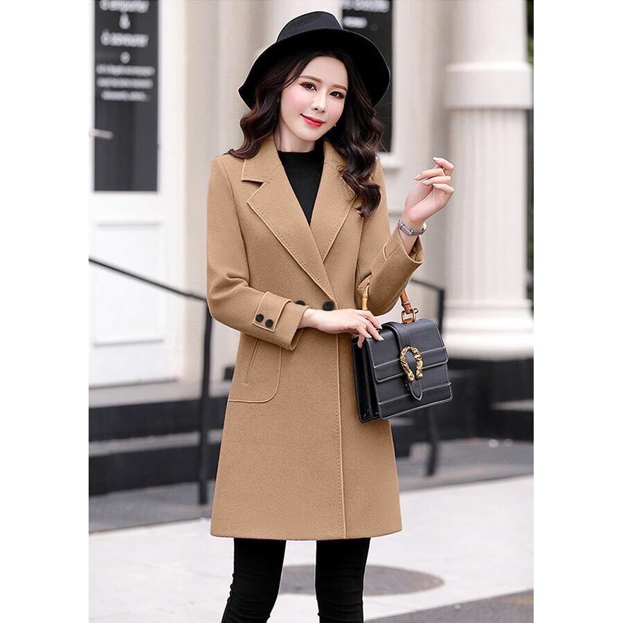 ÁO KHOÁC DẠ CỔ VEST 2 NÚT CAO CẤP KS400427(hàng nhập) | BigBuy360 - bigbuy360.vn