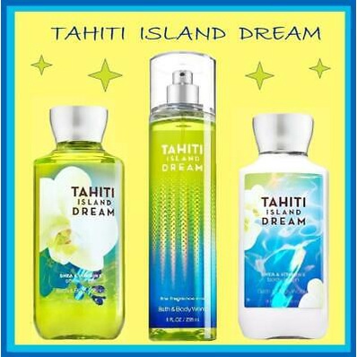 Xịt Thơm Mịn Da Lưu Hương Toàn Thân Bath &amp; Body Works - Tahiti Island Dream-Mẫu Thử 30ml/50ml ᴘʜᴀɴᴅɪᴇᴍᴍʏ997 Ⓡ