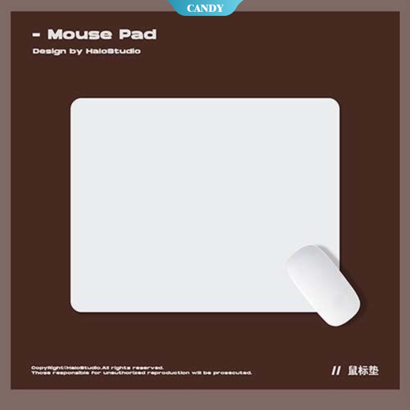 Tấm Lót Chuột Máy Tính Hình Vuông 25Cmx20Cm Chống Trượt In Hình Anime Dễ Thương