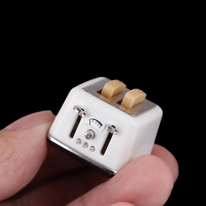 Mô Hình Máy Nướng Bánh Mì Tỉ Lệ 1 / 12 Dễ Thương Trang Trí Nhà Búp Bê