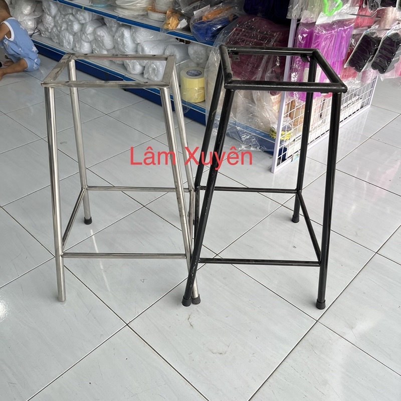 Chân bồn gội đầu inox hoặc sắt 🌞GIÁ RẺ🌞 thích hợp với các loại bồn gội nhựa, chiều cao vừa phải