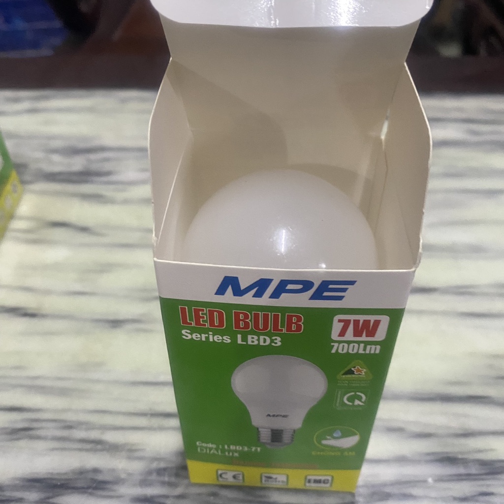 Bóng đèn LED Bulb,búp MPE CHỐNG ẨM - Ánh sáng trắng 3W 5W 7W 9W