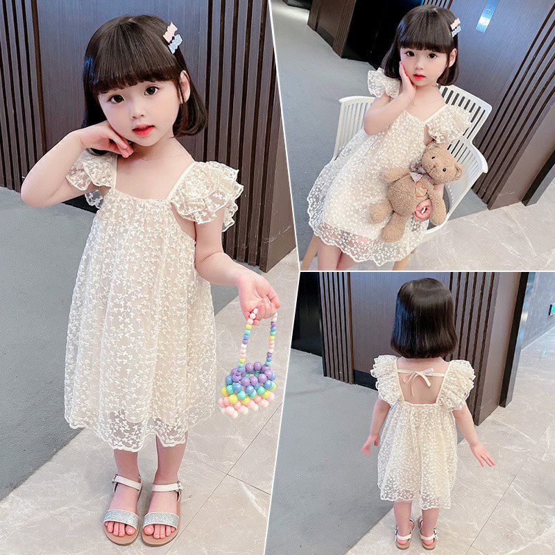 Váy ren công chúa cho bé / Đầm bé gái size 9 -  24ky