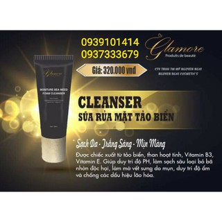 SỮA RỬA MẶT TẢO BIỂN GLAMORE 100ml