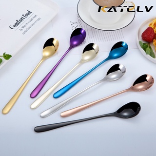 Muỗng/ nĩa KATELV bằng thép không gỉ phong cách Hàn Quốc