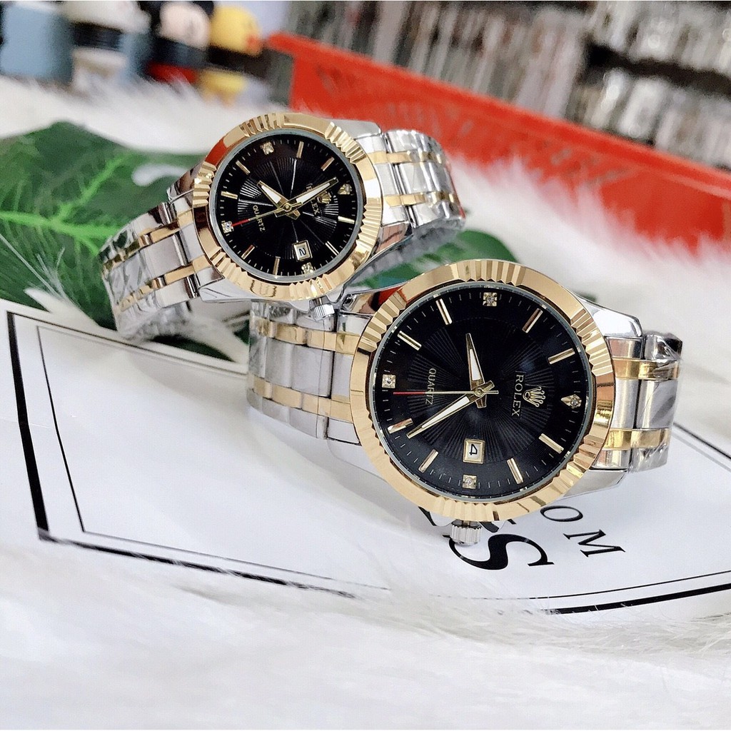 Đồng Hồ Nam Nữ R O L L E X x Dây Thép Không Gỉ Siêu Sang Trọng | BigBuy360 - bigbuy360.vn