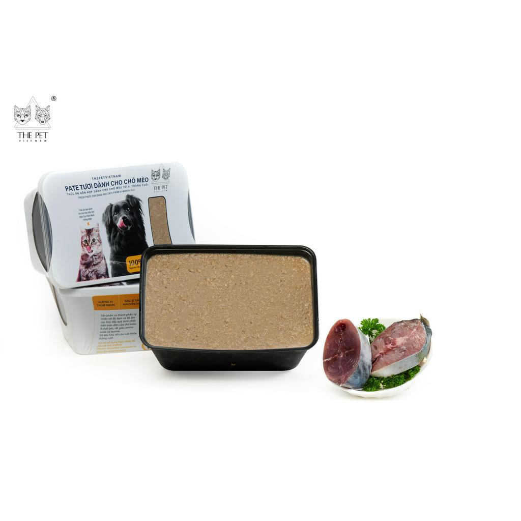 Pate tươi Chó Mèo The Pet Viet Nam vị Cá Saba (Japanese saba mackerel) - Hộp 1kg